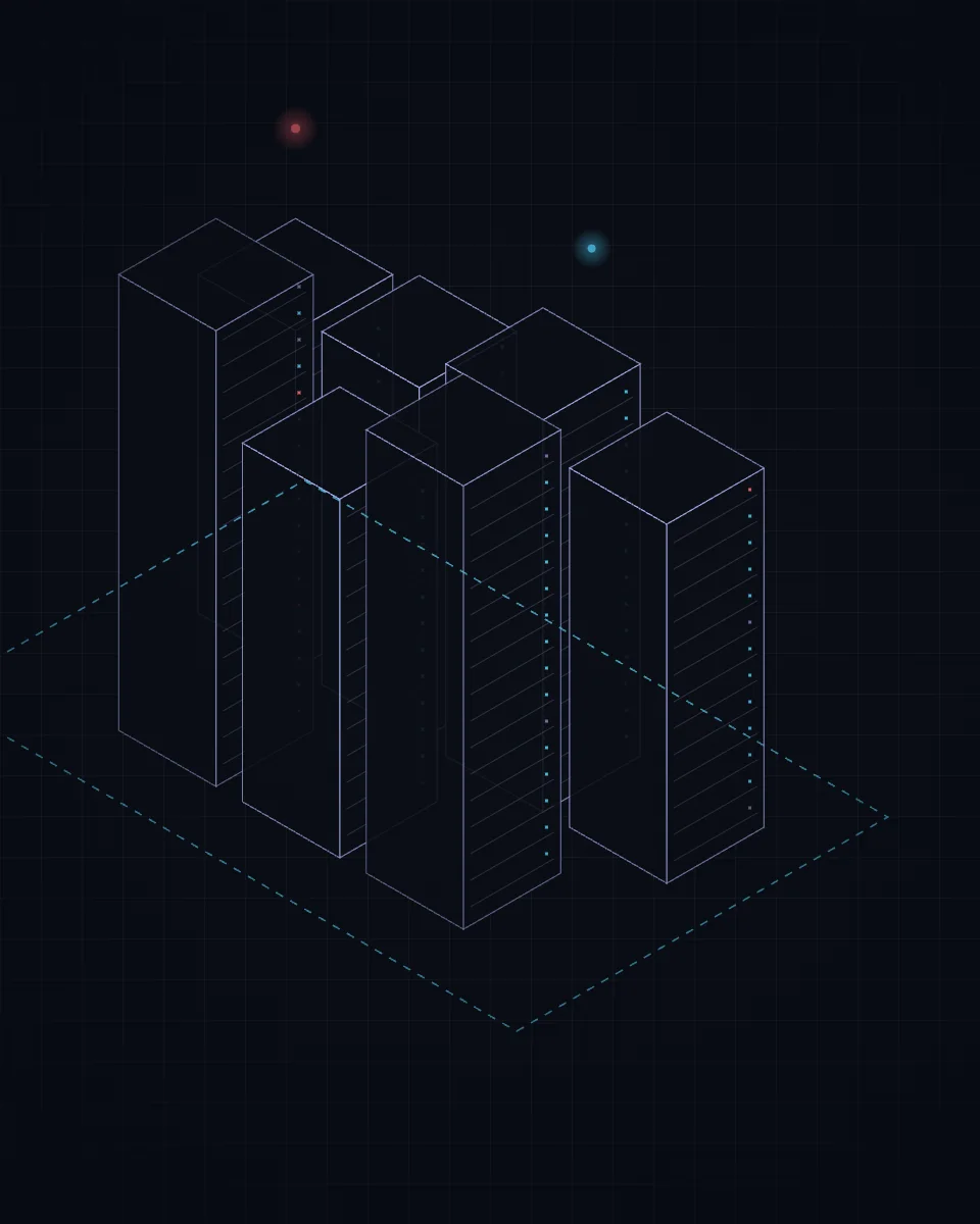 Technology stack orbiting the Axxonet cloud hub: AWS, Azure, Google Cloud, Oracle, NVIDIA, n8n, Python and more